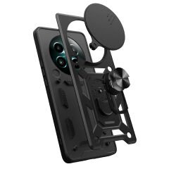 Realme 12 Kılıf Magnetik Standlı Kamera Korumalı Sürgülü Vega Kapak