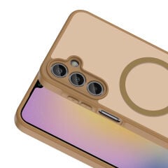 samsung Galaxy A34 Uyumlu Kılıf Mat Magsafe Şarj Özellikli Hassas Butonlu Renkli Yumuşak Kenarlı Premium Kapak