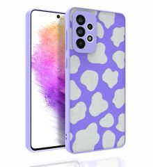 Samsung Galaxy A73 Desenli Kamera Korumalı Parlak Nora Kapak kılıf
