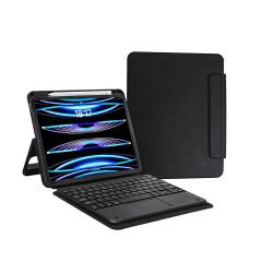 iPad Pro 11 2025 M5 Border Keyboard Bluetooh Bağlantılı Standlı Klavyeli Tablet Kılıfı