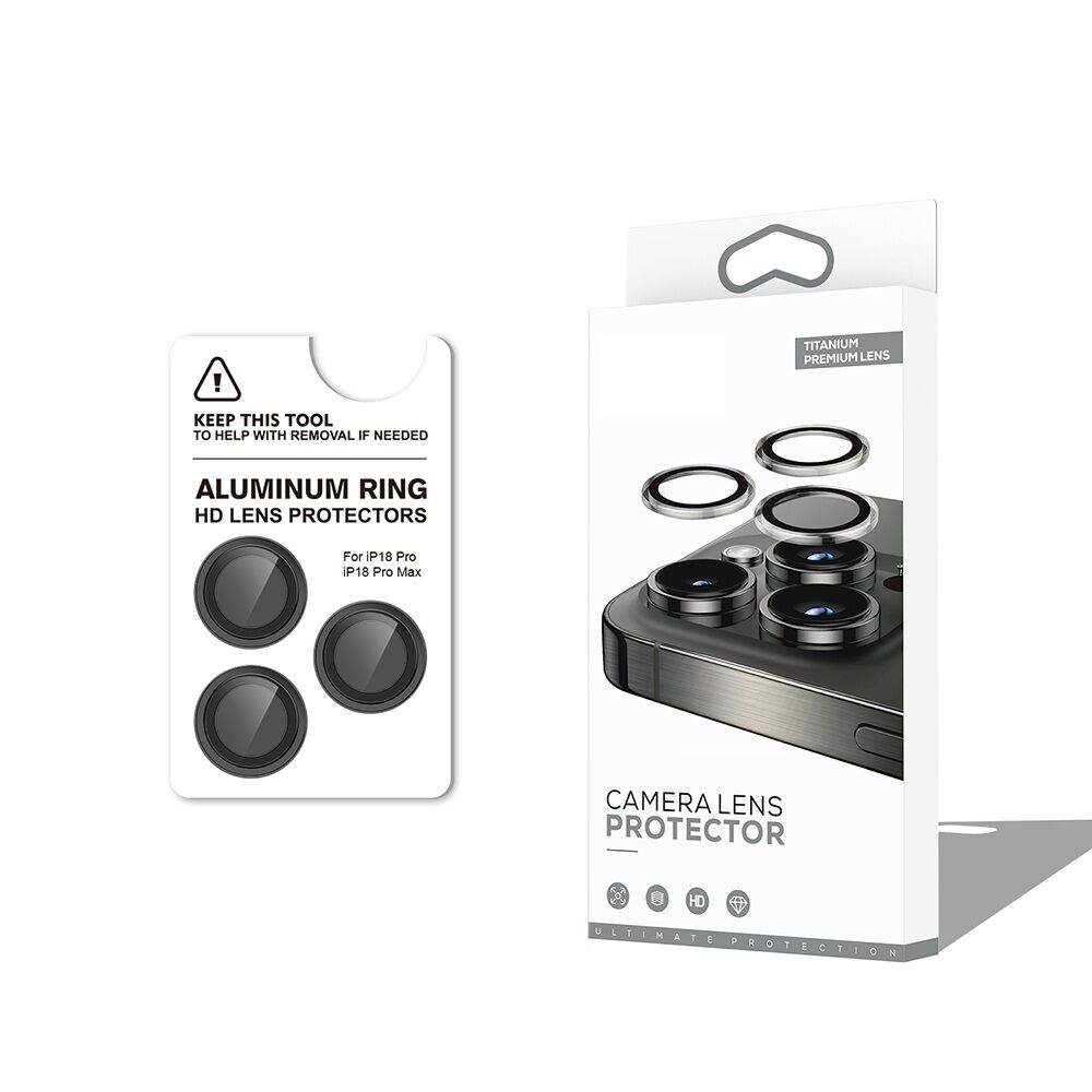 iPhone 18 Pro Max CL-12 Premium Safir Parmak İzi Bırakmayan Anti-Reflective Kamera Lens Koruyucu