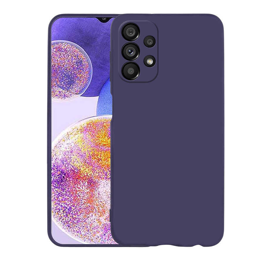 Samsung Galaxy A23 Kılıf Premier Silikon Kapak Lacivert