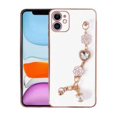 iPhone 12 Kılıf El Tutamaçlı Kamera Korumalı Taka Silikon Kapak