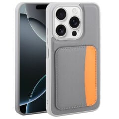 Xiaomi Redmi 15C Uyumlu Kartlıklı Süni Deri X-Kart Cüzdan Silikon Kapak