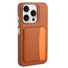 Xiaomi Redmi 15C Uyumlu Kartlıklı Süni Deri X-Kart Cüzdan Silikon Kapak