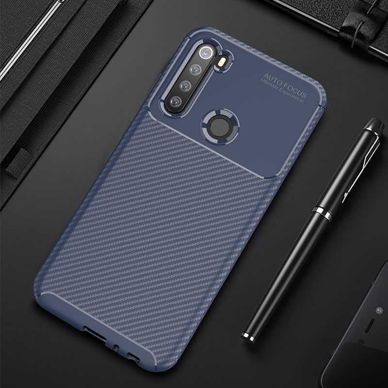 Xiaomi Redmi Note 8 Kılıf Negro Silikon Kapak Lacivert