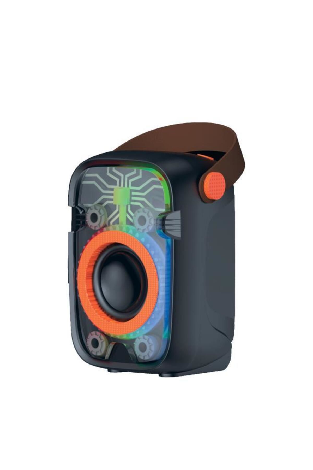 D77 Taşınabilir Bluetooth Hoparlör 10W RGB Işıklı Güçlü Baslı