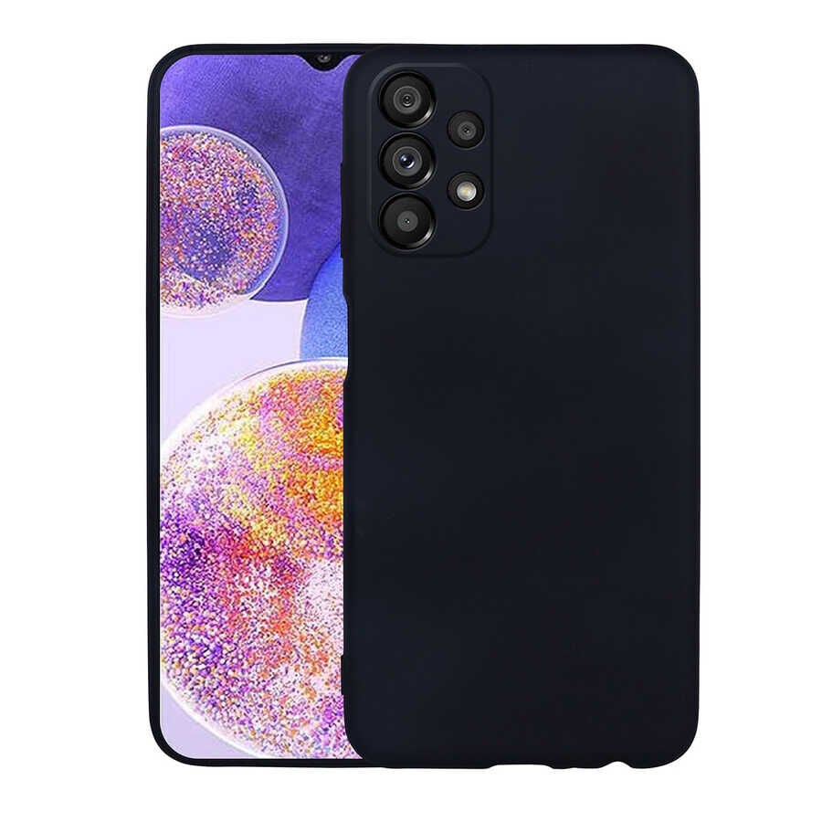 Samsung Galaxy A23 Kılıf Premier Silikon Kapak Siyah