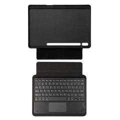 Samsung Galaxy Tab S8 Ultra SM-X900 Border Keyboard Bluetooh Bağlantılı Standlı Klavyeli Tablet Kılıfı