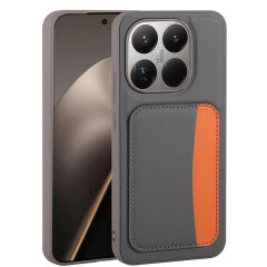 Xiaomi 15T Uyumlu Kartlıklı Süni Deri X-Kart Cüzdan Silikon Kapak