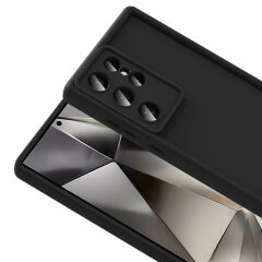 Samsung Galaxy S24 Ultra Kılıf Kamera Korumalı Ananas Kapak Koyu Yeşil