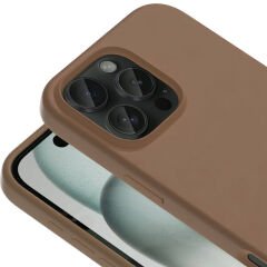 iPhone 16 Pro Kılıf Magsafe Şarj Özellikli Sıvı Teknolojili Silinebilir Sert Kivi Kapak