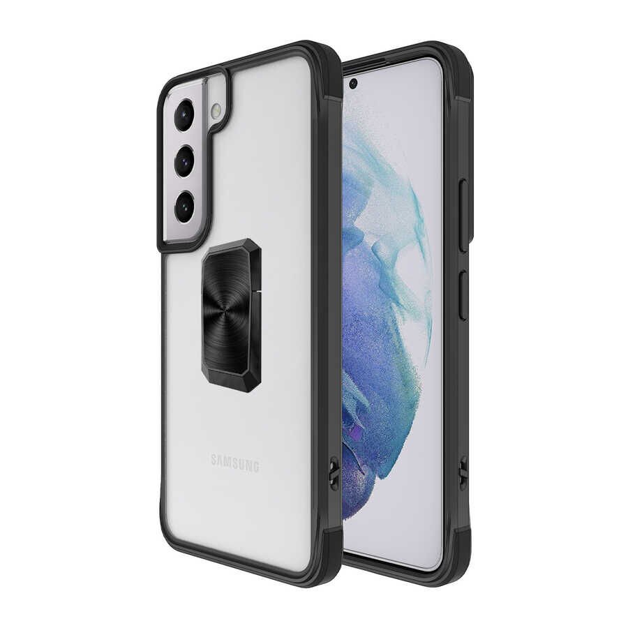 Samsung Galaxy S22 Plus Kılıf V-Bax Kapak Siyah