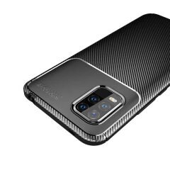 Xiaomi Mi 10 Lite Kılıf Negro Silikon Kapak kılıf Kahverengi