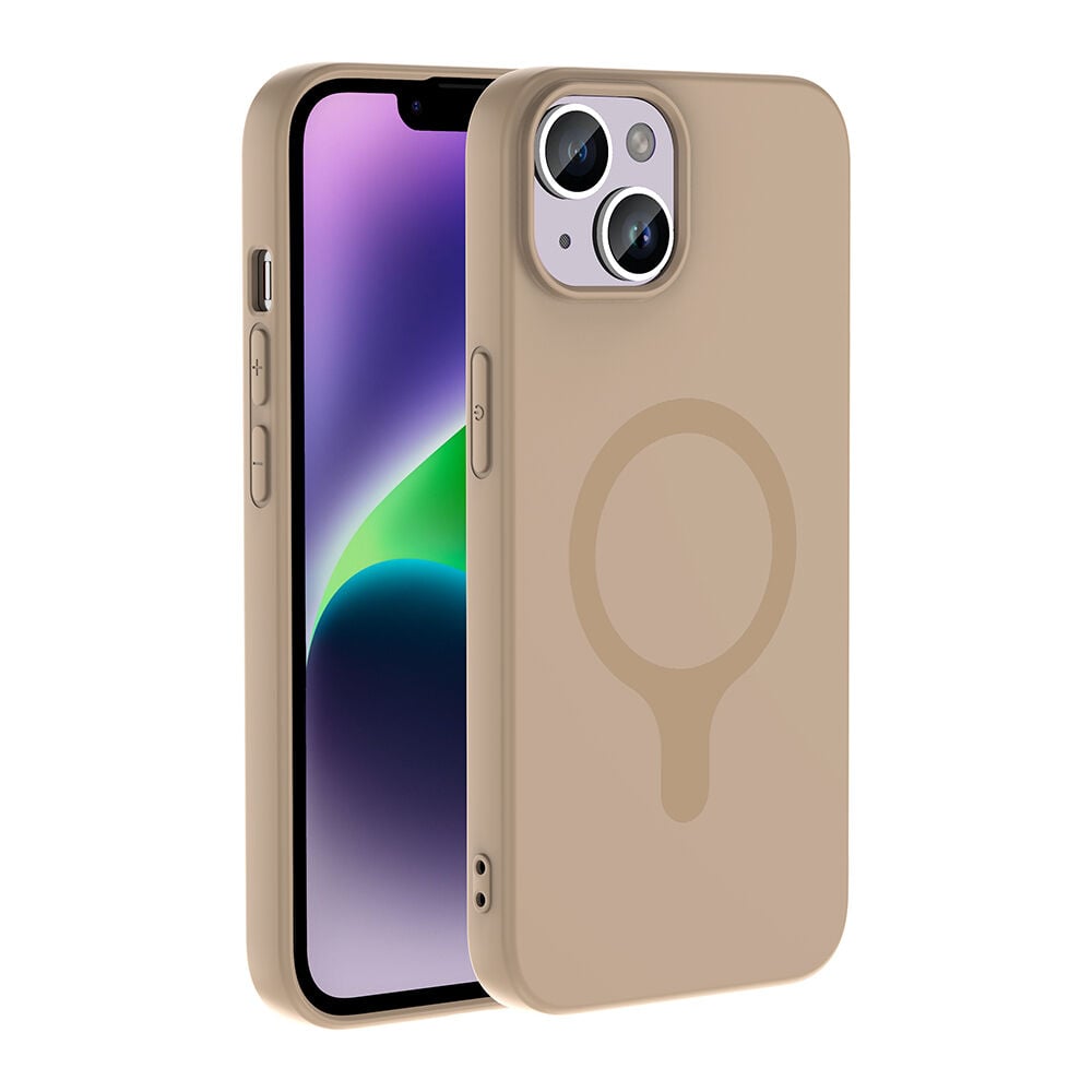 iPhone 13 Kılıf M-Safe Şarj Özellikli Kamera Korumali Premium Soft Aris Silikon Kapak