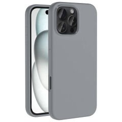 iPhone 16 Pro Kılıf Magsafe Şarj Özellikli Sıvı Teknolojili Silinebilir Sert Kivi Kapak Natürel Titanyum