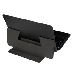 Samsung Galaxy Tab S9 Ultra SM-X910 Border Keyboard Bluetooh Bağlantılı Standlı Klavyeli Tablet Kılıfı Siyah