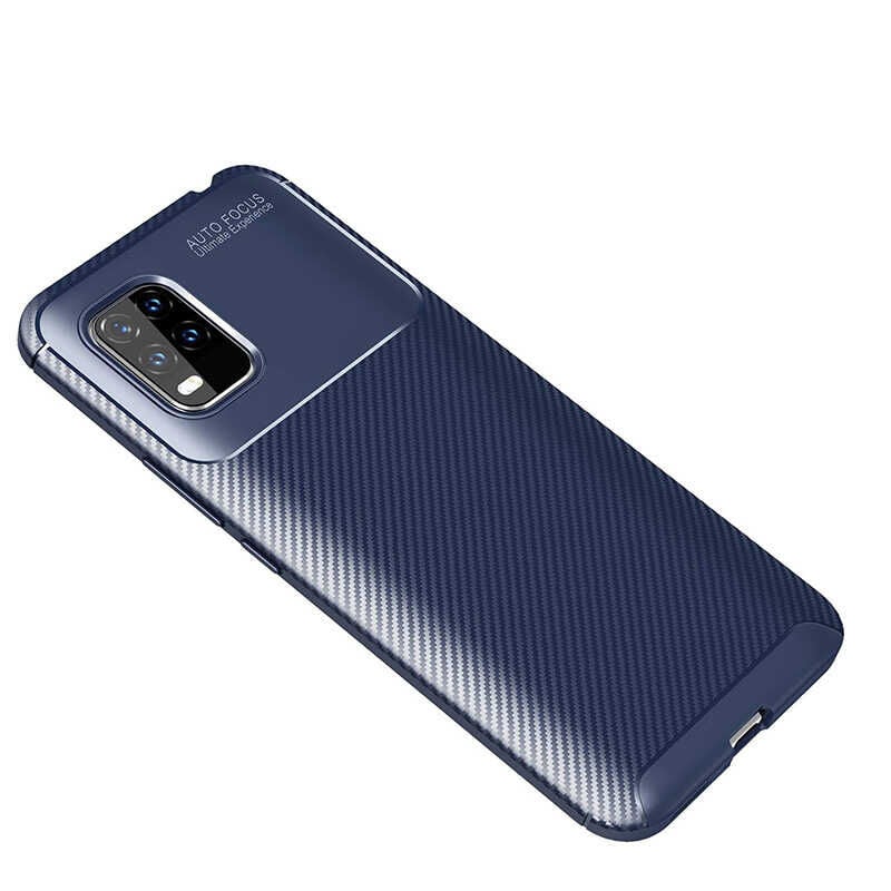 Xiaomi Mi 10 Lite Kılıf Negro Silikon Kapak kılıf Lacivert