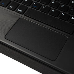 Samsung Galaxy Tab S9 Plus Border Keyboard Bluetooh Bağlantılı Standlı Klavyeli Tablet Kılıfı Siyah