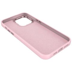 iPhone 12 Pro Kılıf Metal Çerçeve ve Buton Tasarımlı Silikon Luna Kapak