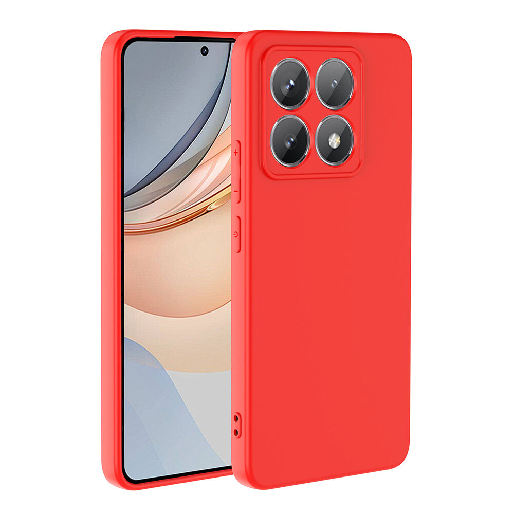 Xiaomi 14T Kamera Korumali Mara Lansman Kapak Kırmızı