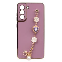 Samsung Galaxy S21 FE Kılıf El Tutamaçlı Kamera Korumalı Taka Silikon Kapak