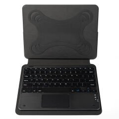 iPad Pro 12.9 2022 M2 Border Keyboard Bluetooh Bağlantılı Standlı Klavyeli Tablet Kılıfı