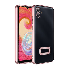 Samsung Galaxy A06 Kılıf Kamera Korumalı Logo Gösteren Omega Kapak Sierra Mavi