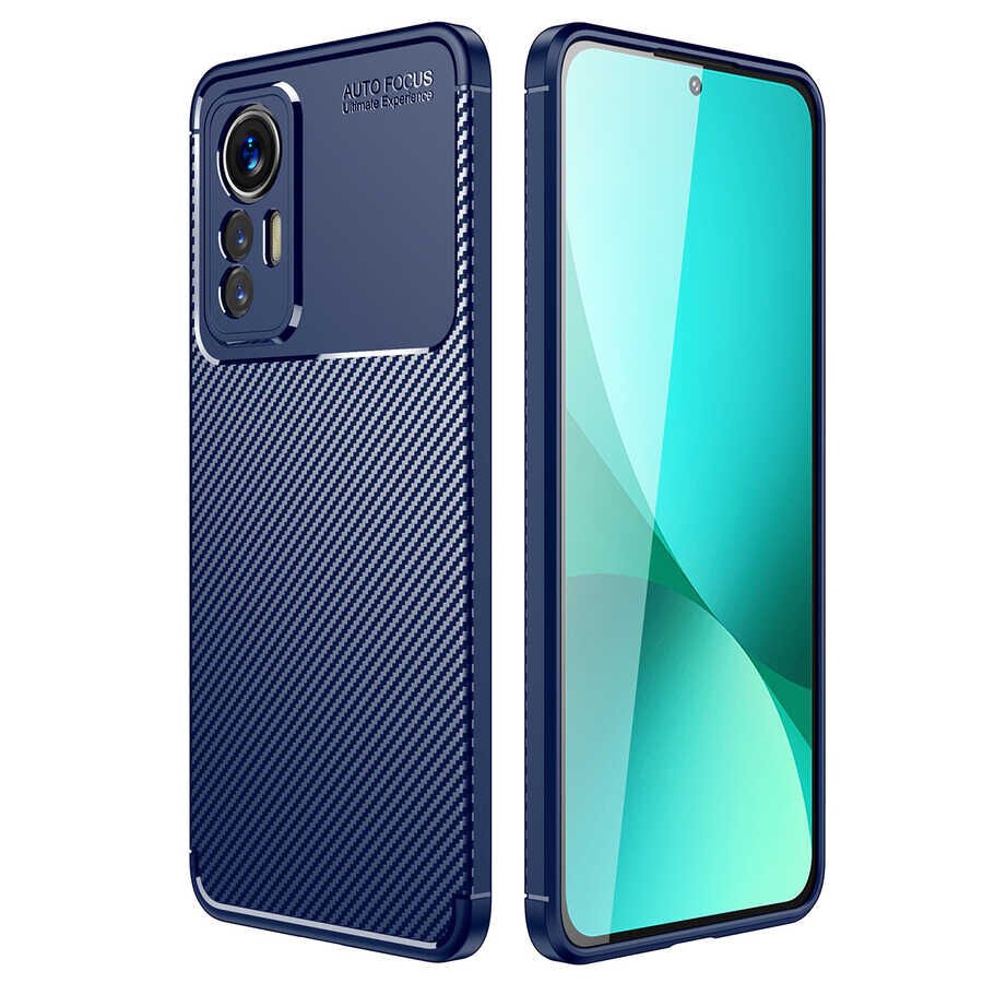 Xiaomi Mi 12 Lite Kılıf Negro Silikon Kapak kılıf Lacivert