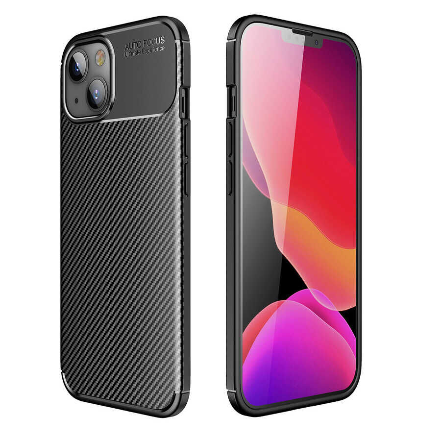 iPhone 13 Kılıf Negro Silikon Kapak Siyah
