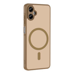 Samsung Galaxy A06 Uyumlu Kılıf Mat Magsafe Şarj Özellikli Hassas Butonlu Renkli Yumuşak Kenarlı Premium Kapak