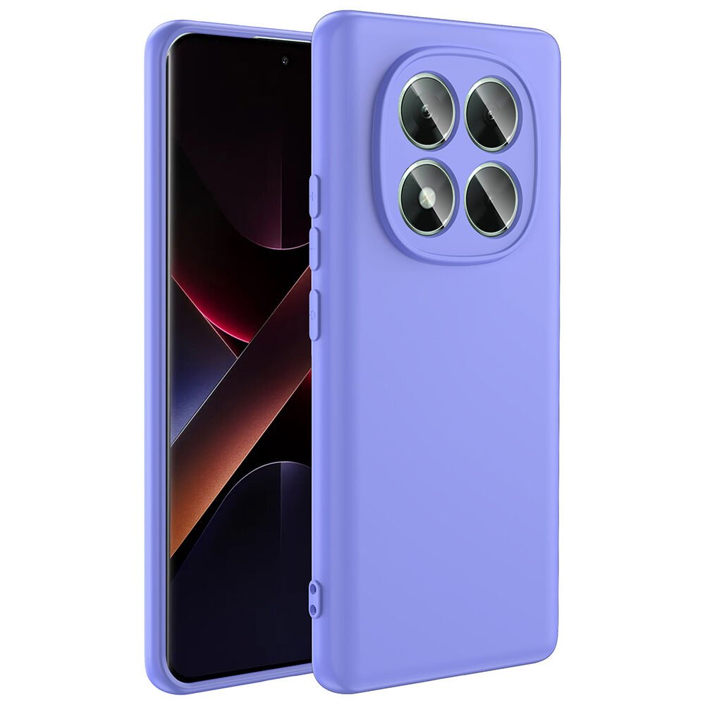 Xiaomi Poco X7 Kılıf Kamera Korumali Mara Lansman Kapak Lila