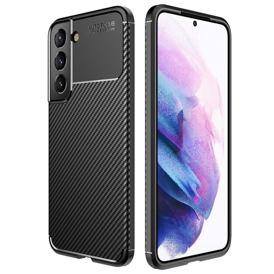 Samsung Galaxy S22 Plus Kılıf Negro Silikon Kapak Siyah