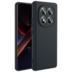Xiaomi Poco X7 Kılıf Kamera Korumali Mara Lansman Kapak Siyah