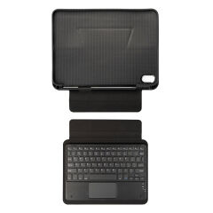 iPad 10.9 2022 (10.Nesil) Border Keyboard Bluetooh Bağlantılı Standlı Klavyeli Tablet Kılıfı