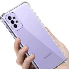 Samsung Galaxy A23 Kılıf Nitro Anti Shock Darbe Emici Köşe Korumalı Şeffaf Silikon Kapak