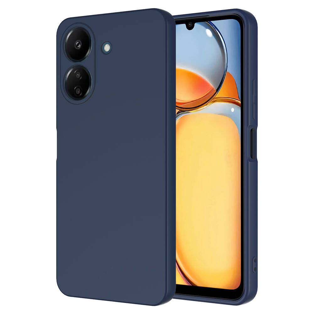Xiaomi Redmi 13C Kılıf Kamera Korumali Mara Lansman Kapak Lacivert