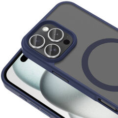 iPhone 16 Pro Kılıf Kablosuz Şarj Özellikli Mat Arka Yüzey Sio Kapak