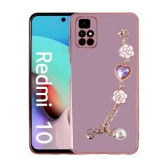 Xiaomi Redmi 10 Kılıf El Tutamaçlı Kamera Korumalı Taka Silikon Kapak kılıf