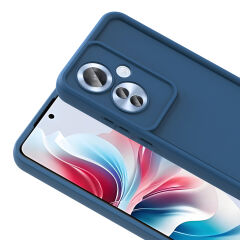 Oppo Reno 11F Kılıf Kamera Korumalı Ananas Kapak Mürdüm