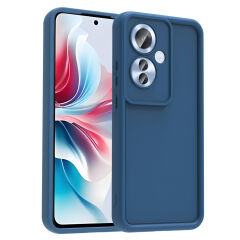 Oppo Reno 11F Kılıf Kamera Korumalı Ananas Kapak Koyu Yeşil