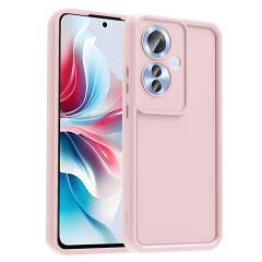 Oppo Reno 11F Kılıf Kamera Korumalı Ananas Kapak Pembe