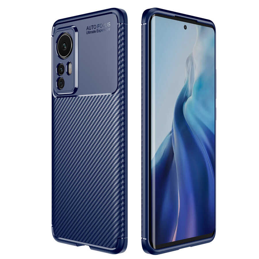 Xiaomi Mi 12 Pro Kılıf Negro Silikon Kapak kılıf Lacivert