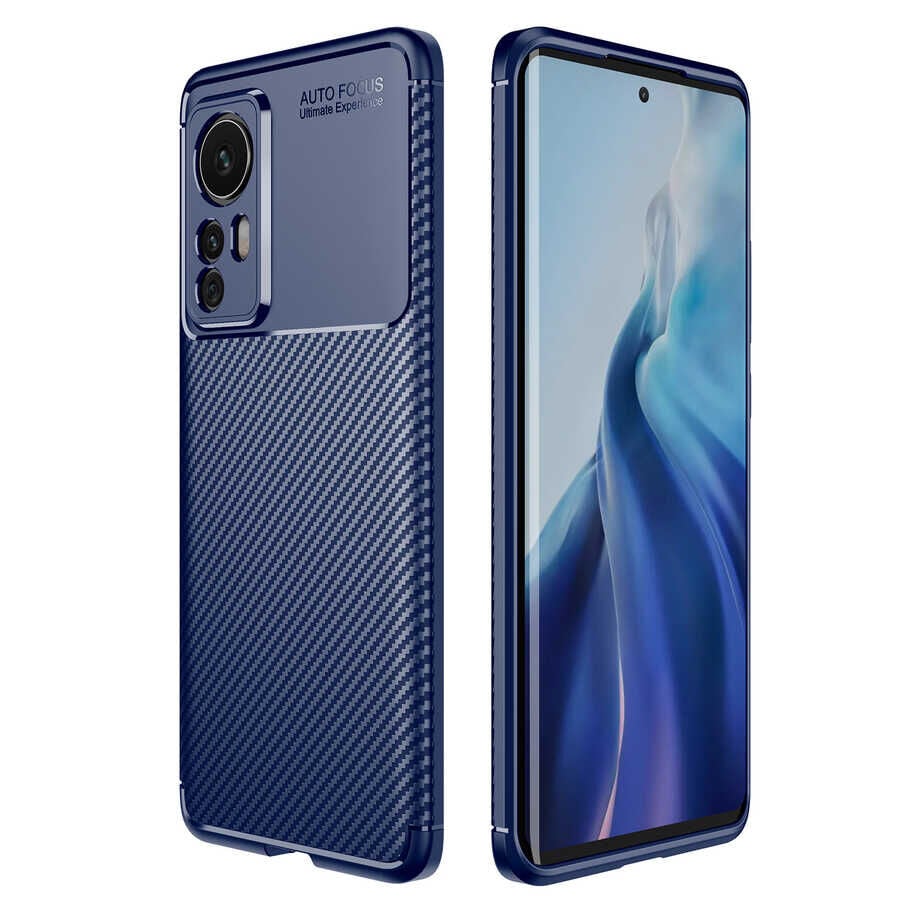 Xiaomi Mi 12 Pro Kılıf Negro Silikon Kapak kılıf Lacivert