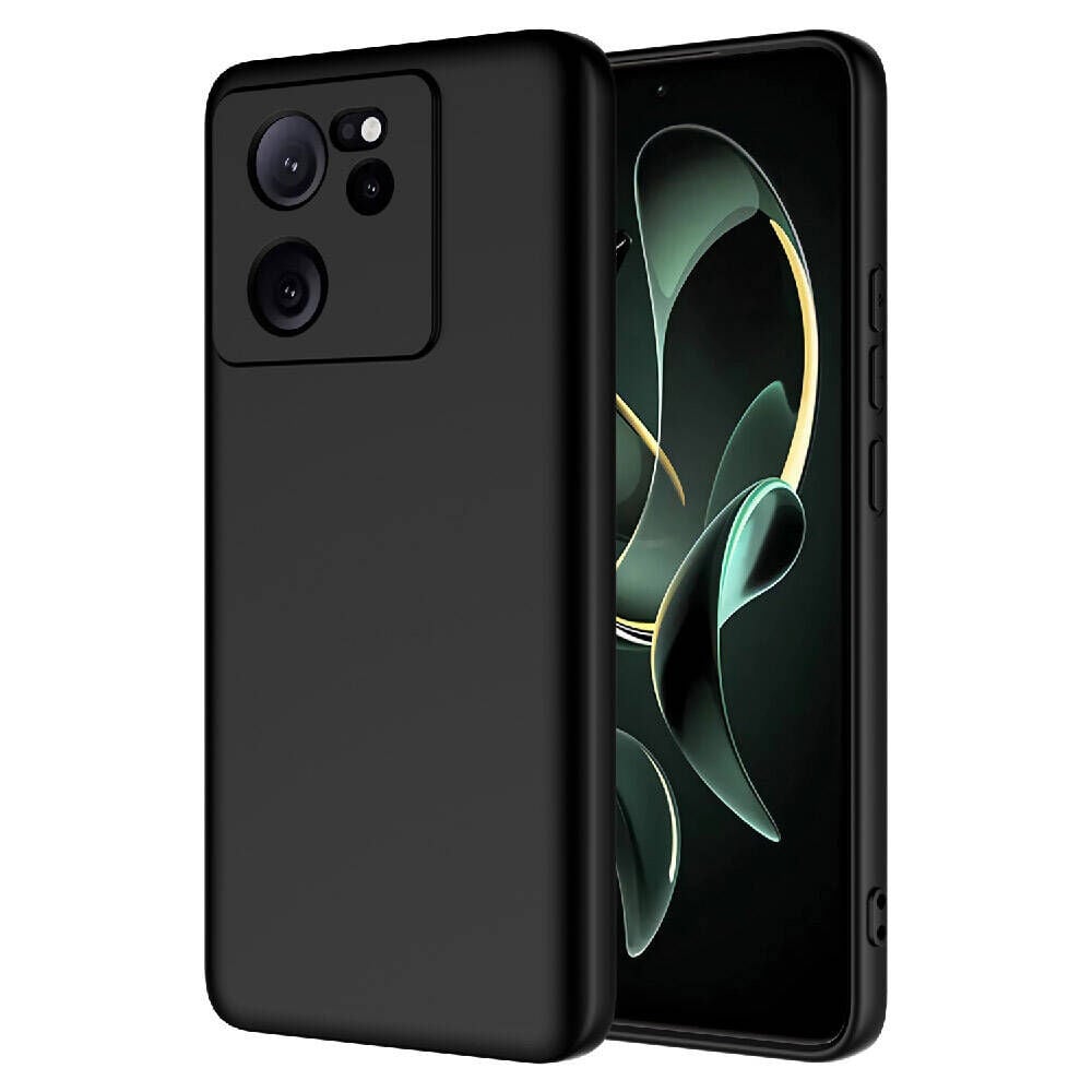 Xiaomi Mi 13T Pro Kılıf Kamera Korumali Mara Lansman Kapak Siyah