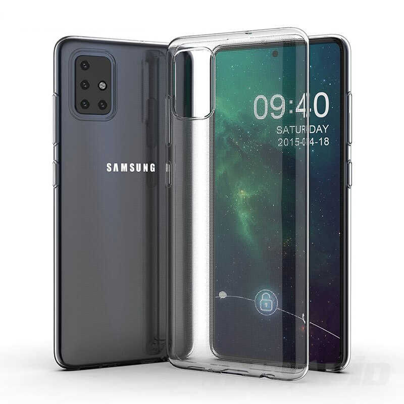 Samsung Galaxy A71 Kılıf Zore Süper Silikon Kapak