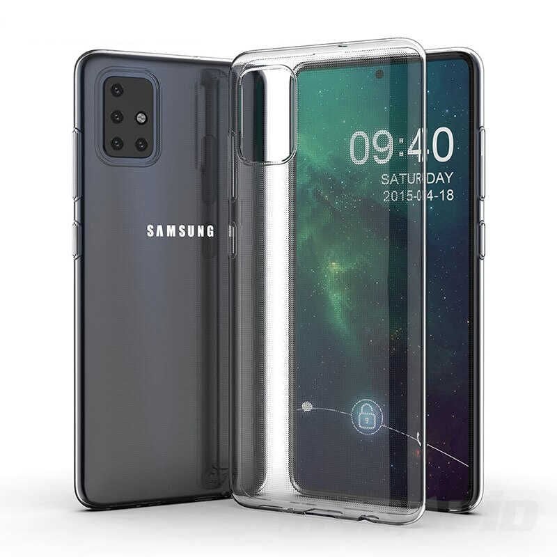 Samsung Galaxy A71 Kılıf Zore Süper Silikon Kapak