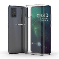 Samsung Galaxy A71 Kılıf Zore Süper Silikon Kapak