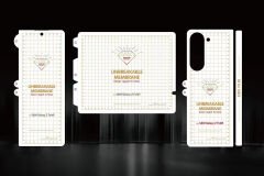 Samsung Galaxy Z Fold 5 Zore Narr Tpu Çiftli Body Ekran Koruyucu