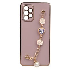 Samsung Galaxy A72 Kılıf El Tutamaçlı Kamera Korumalı Taka Silikon Kapak